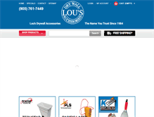 Tablet Screenshot of lousdrywall.com